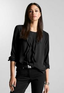 Блуза RUNDHALS MADELEINE, черный