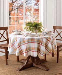Хлопковая скатерть Seneca Plaid Harvest, 60 x 84 дюйма Elrene, мультиколор