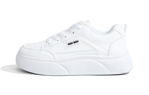 Прочные Легкие И Дышащие Женские Низкие Кроссовки Для Скейтбординга RENBEN, Розовый Белый