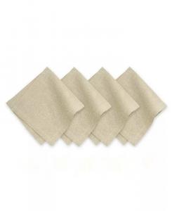 Салфетки льняные Villeroy & Boch La Classica, 4 предмета, 53x53 см, Натуральный/золотой