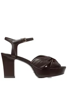 Босоножки Heloise 80 JIMMY CHOO, коричневый