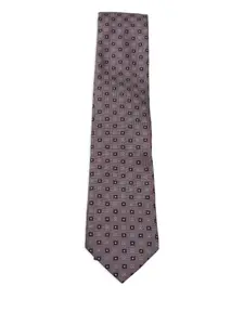 Галстук с геометрическим узором Zegna