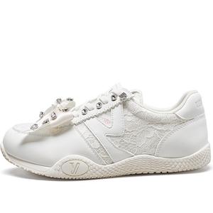 YEARCON Женские повседневные туфли розовые и экрю, цвет Ecru