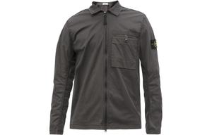 Куртка мужская Stone Island с карманом на заклепке, серый