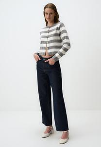 Кардиган LONG SLEEVED STRIPED PATTERNED Jimmy Key, светло-серый