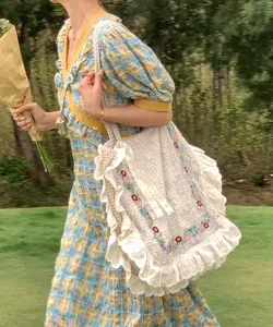 Aimoha -select-/Кружевная Цветочная сумка-тоут Aimoha - Select -, цвет Beige