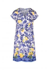 Летнее платье с рукавами-крылышками Vera Mont, мультиколор