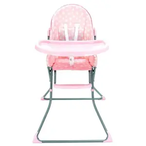 Детский стульчик для кормления Asalvo Quick, розовый