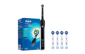 Oral-B Электрическая зубная щетка 3d soundwave couple rechargeable white p4000