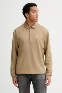 Лонгслив с шерстью Calvin Klein, зеленый