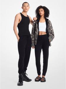 Джоггеры из шерсти и кашемира Michael Kors, черный