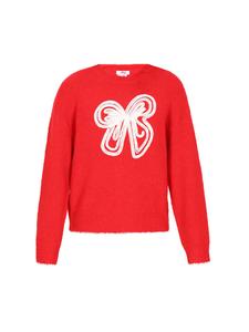 MyMo Женский свитер красного цвета