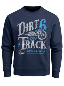 Neverless Свитшот 'Dirt Track' в цвете Navy