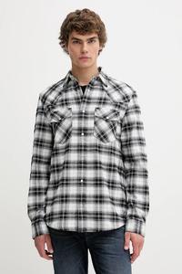 Хлопковая рубашка Tommy Jeans, черный