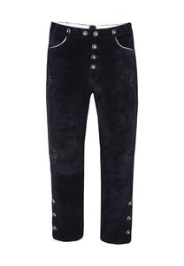 Длинные кожаные брюки EDELNICE, черный