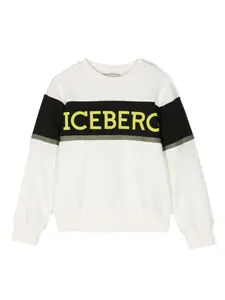 Толстовка с логотипом Iceberg Kids, белый