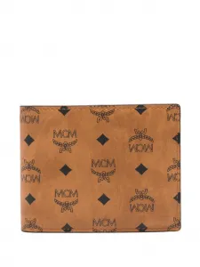 Кошелёк с монограммой Mcm, коричневый