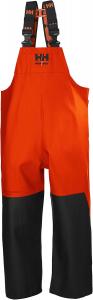 Helly-Hansen Workwear Storm водонепроницаемые брюки-комбинезон для мужчин - дышащие и с ПВХ-покрытием водонепроницаемые комбинезоны - рабочие комбинезоны для мужчин Helly Hansen, 299 Dark Orange/Black