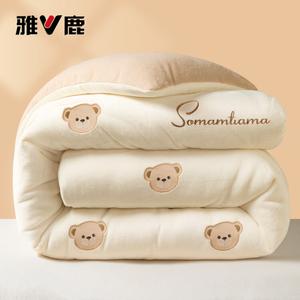 Yalu Одеяло молочного бархата 180х220 см, вес 3,25 кг, утепленное, двухсторонний окрас