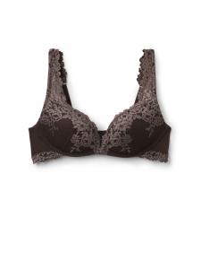 INTIMISSIMI Push-up бра 'Gioia Pretty Flowers' в цвете Brown, Mocha