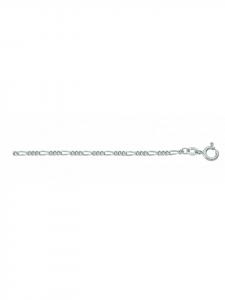 Adeliás Женское колье Фигаро из серебра 925 пробы, диаметр 1,8 мм