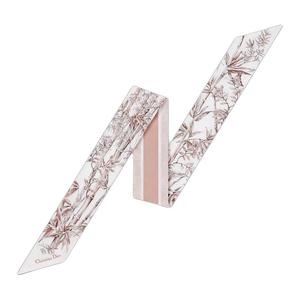 DIOR Шёлковый кашемировый шарф унисекс розовый, Pink