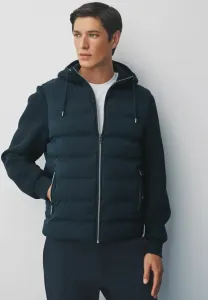 Стеганая куртка-бомбер стандартного кроя для межсезонья Next, Navy Blue