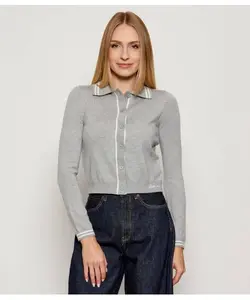 Кардиган Cropped fit Guess Jeans, серый