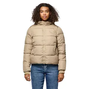 Куртка Pieces Bee New Short padded, бежевый