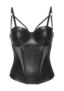 PETITE FLEUR GOLD Корсет в черном цвете