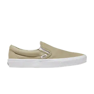 Кроссовки Vans Classic Slip-On 'Check Bumper - Khaki', зеленый