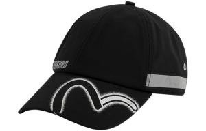 Бейсболка унисекс черная EVISU