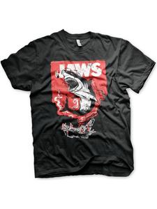 Футболка черного цвета Jaws