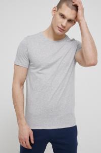 Хлопковая пижамная футболка United Colors Of Benetton, серый