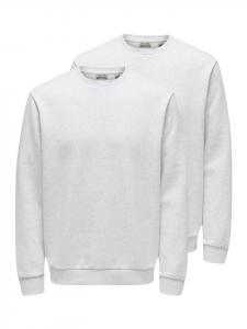 Толстовка Ceres светло-серого цвета ONLY & SONS