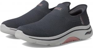 Кроссовки SKECHERS Performance Go Walk Arch Fit 2.0 Val Hands Free Slip-Ins, цвет Charcoal/Pink