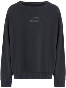Свитер с логотипом Maison Margiela, черный