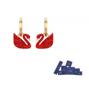 Сережки Swan для женщин Swarovski