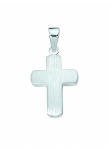 Adeliás Подвеска в виде креста из серебра 925 пробы для женщин и мужчин