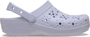 Унисекс сабо Crocs Classic с цветочным вырезом, пурпурный
