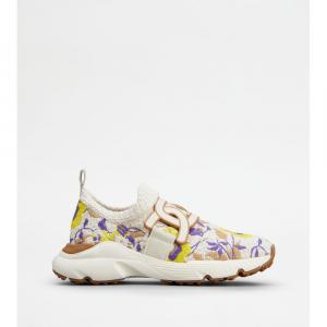 Кроссовки-слипоны Kate из ткани TOD's, желтый/коричневый/кремовый