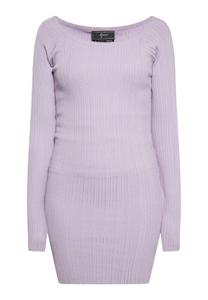 Вязаное платье faina Knitted dress, сиреневый