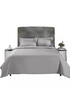 Комплект постельного белья из мягкого хлопка — плотность нитей 400, 100 % хлопковый сатин California Design Den, серый