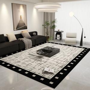 Saipos Ковер 180х250 см для спальни/гостиной в стиле New Light Luxury, грязеотталкивающий, нескользящий, для полного покрытия