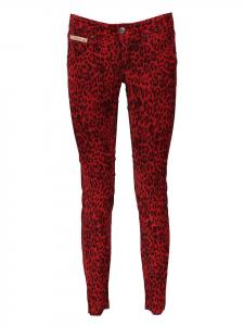 Тканевые брюки Herrlicher, цвет rot/schwarz