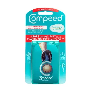 Защитные гелевые повязки Sport Ampollas Planta Del Pie Compeed, 5 UD