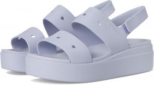 Сандалии Crocs Brooklyn 4U Low Wedges, Purple Moon