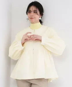 Водоотталкивающая куртка-бомбер без воротника с баской можно стирать в машине/не образует катышков Opaque.Clip, цвет Off-White (003)