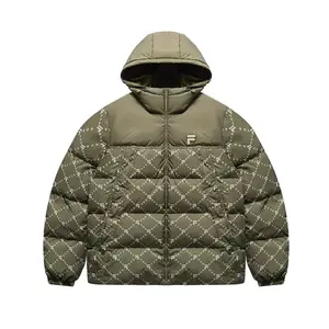 Пуховик унисекс Mysterious Butterfly Green Fila Fusion