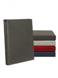 Traumschlaf Простыня на резинке из фланели меланжевого цвета шалфея